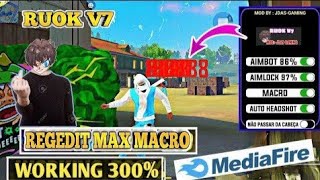 RUOK FF REGEDIT ✔|MACRO AUTO HEADSHOT FREE FIRE ANDROID|HEADSHOT APK| REGEDIT VIP FF|ماكرو هيدشوت screenshot 5