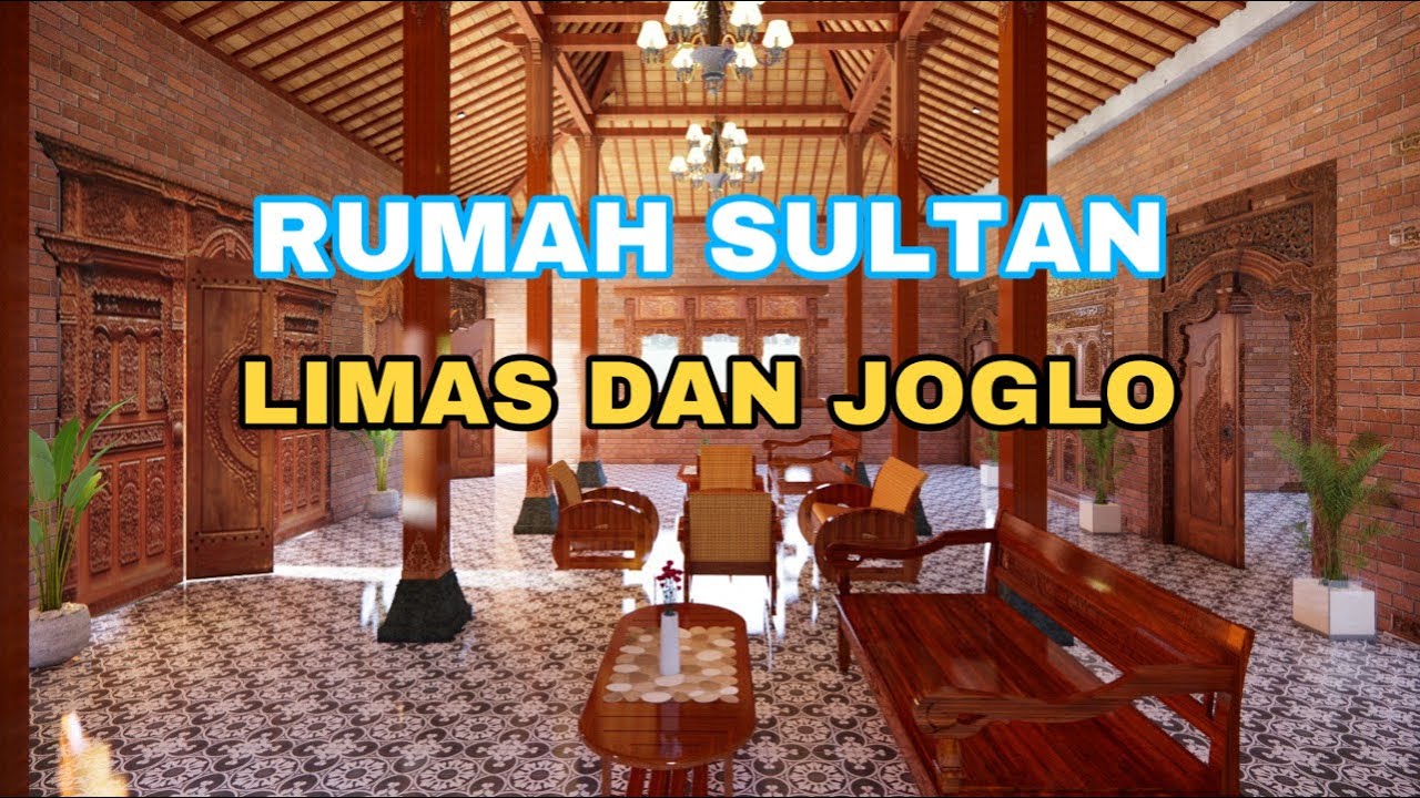 RUMAH TRADISIONAL JAWA 14x22m | KELAS SULTAN