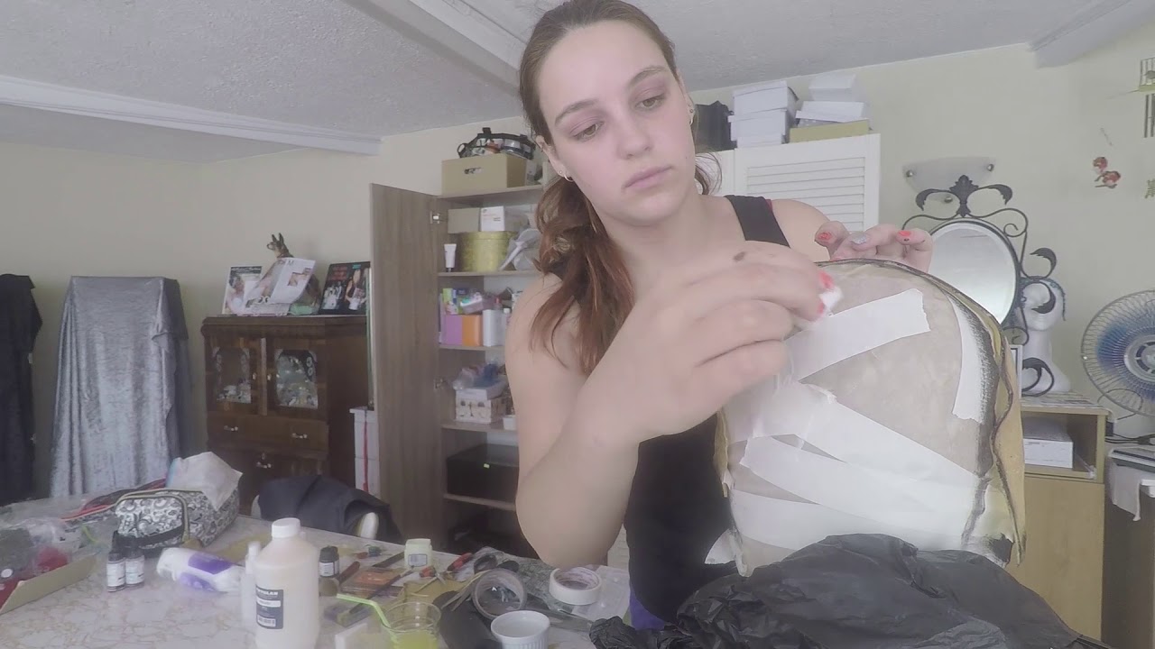 The Making of the Badass Bunyip monster deathrock hair