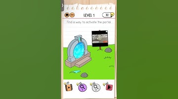 Brain Test 2 | Quest for Brainiac | Find a way to activate the portal | Level 1