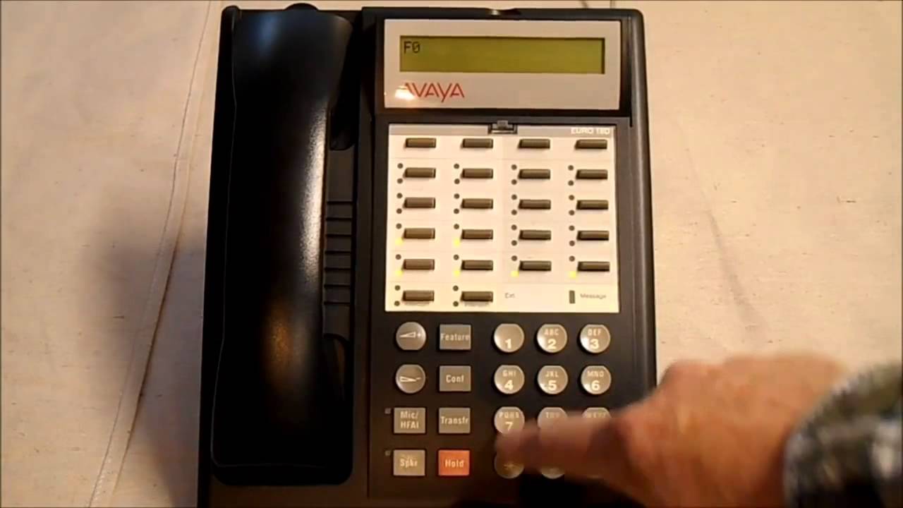 Avaya Phones System - YouTube