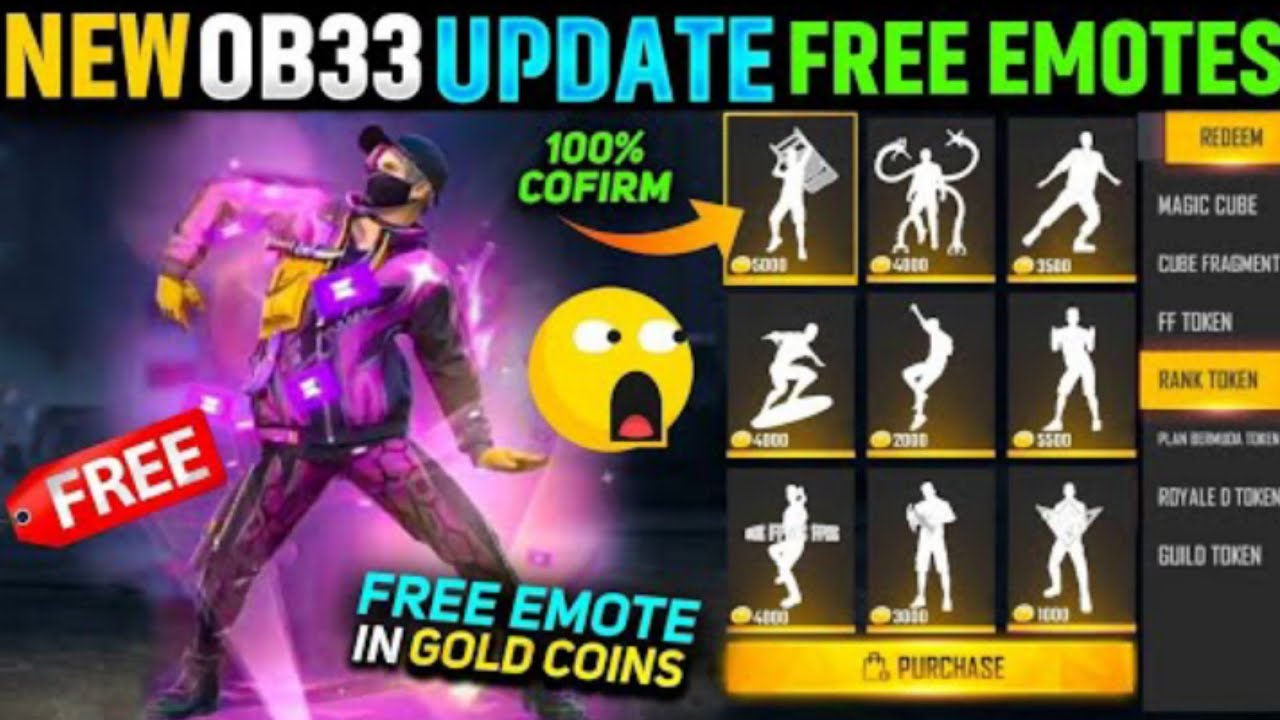 OB33 ALL EMOTES AND BUNDLES FULL REVIEW 😍🤩💥