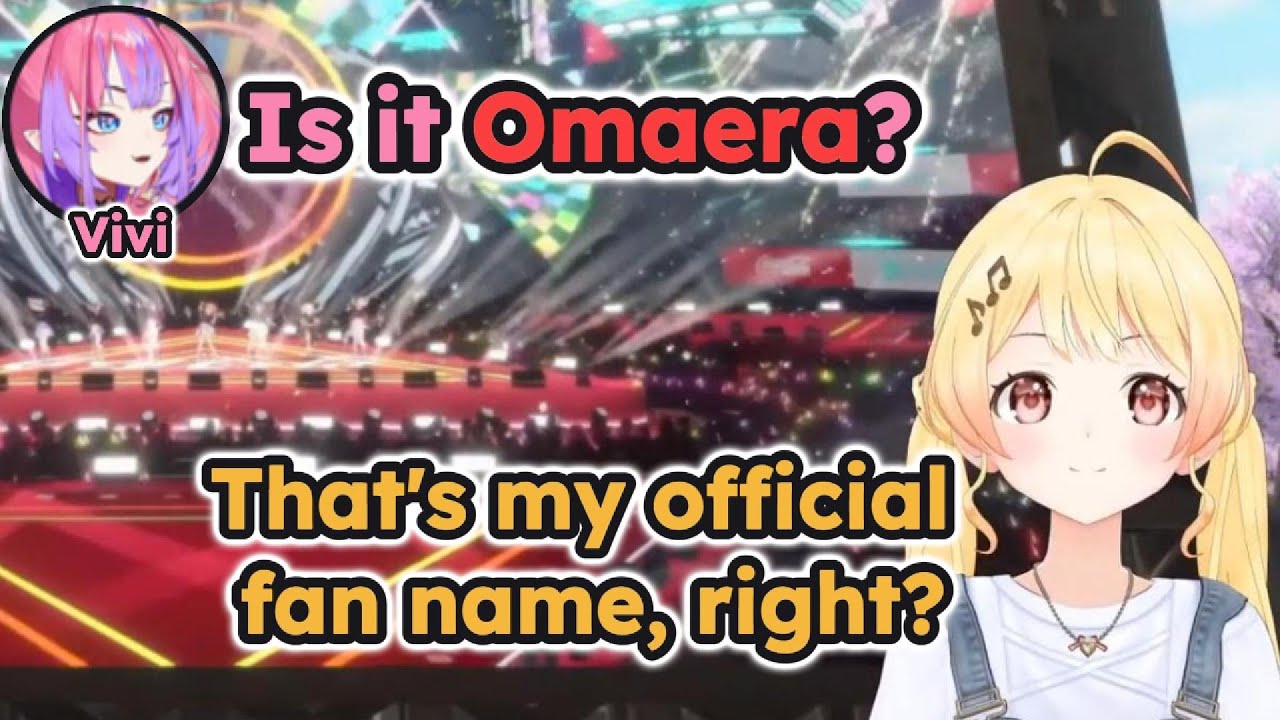 Kanade forgot about her official fan name since she always call them OMAERA