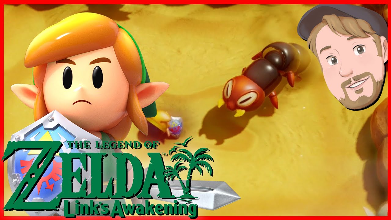 En mini boss i Yarna desert! The Legend of Zelda Link's Awakening