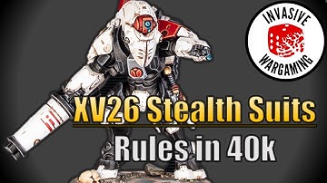 New XV26 Stealth Suit 40k Rules? | Warhammer Tau Kill Team