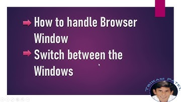 Handle Browser Windows - Selenium Automation with Python, Pycharm IDE