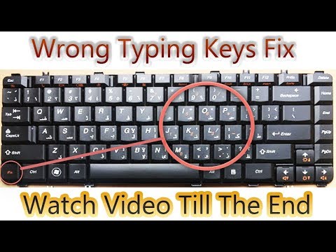 Keyboard keys typing wrong characters problem fix