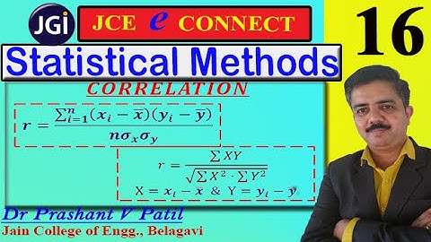 Correlation Coefficient || Karl Pearson Coefficient of Correlation || 18mat41 || Dr Prashant Patil