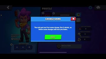 How To Change Your Name In Brawl Stars? / Brawl Stars Tutorial / Name Change Guide