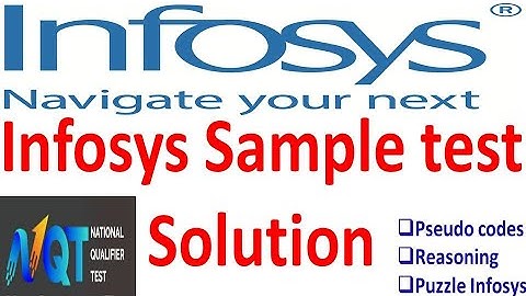Infosys Sample test Solution | All topics in one video | Infosys Pseudo codes | Infosys Puzzle