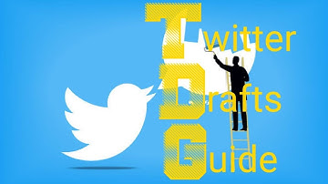 How to make and use drafts on Twitter