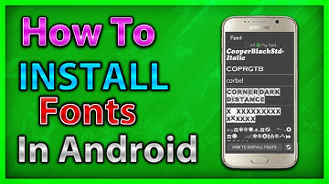 How To Install And Use custom Fonts in android /ios | photoshop Touch |