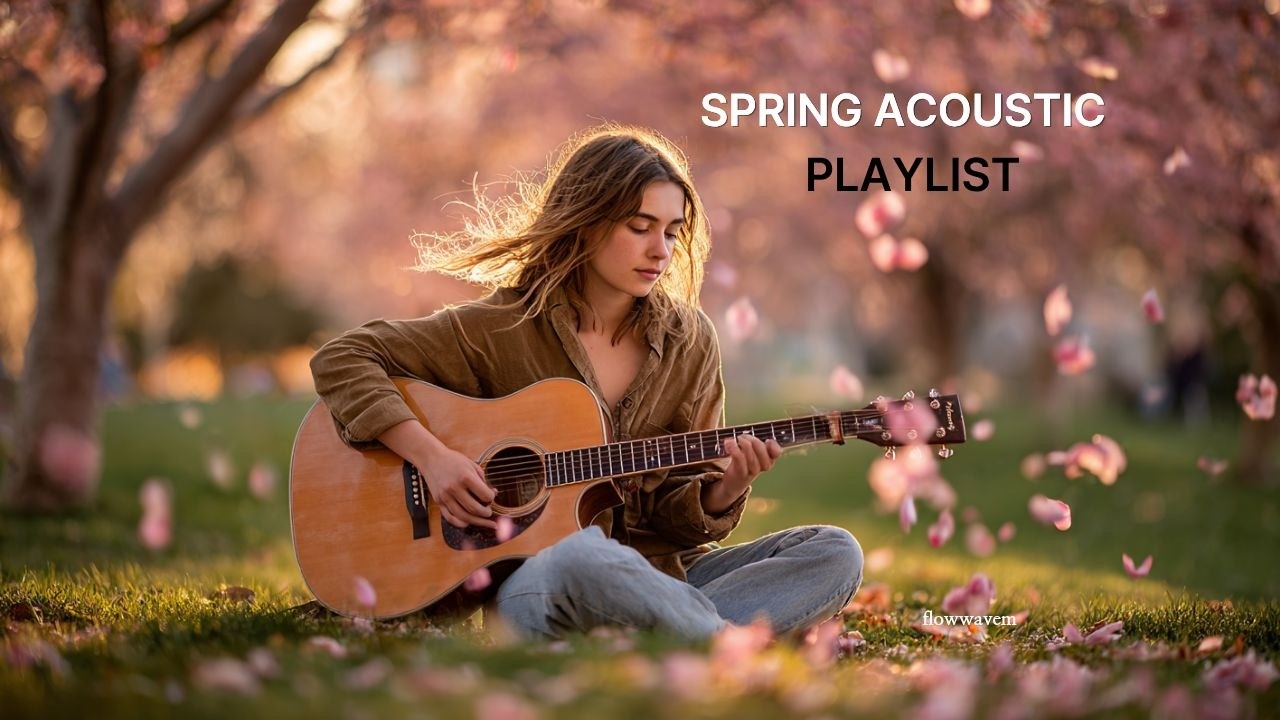 봄처럼 부드럽게 흐르는 멜로디, 햇살이 스며드는 오후,  Spring Acoustic Playlist.