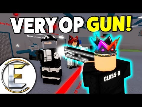 Very Op Gun Roblox Scp Ultimate Experimental Railgun Instantly Destroying Any Player It Hits Youtube - laser pistol roblox