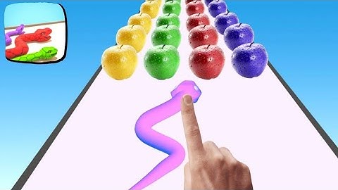 Colorful Snake - All Levels Gameplay Android,ios Walkthrough Mobile Game Update Apps (Levels 1-5)