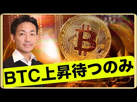 ビットコインの大幅下落はない。上昇を待つのみ。