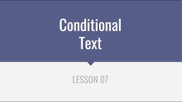 Conditional Text