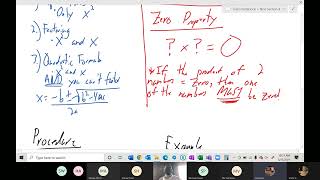 Alg 9 4 Video Notes