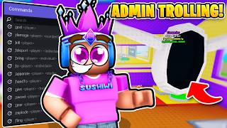 I Used ADMIN COMMANDS To STEAL RAREST FISH In Roblox Steal A Fish...