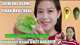 NATURAL AVOCADO FRUIT MASK 'MAKING YOUR FACE YOUNG'