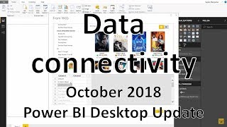 October 2018 Power BI Desktop - Data connectivity