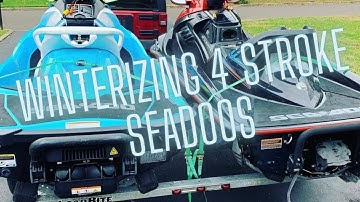Winterizing SeaDoo 4 strokes