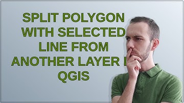 Gis: Split polygon with selected line from another layer in QGIS