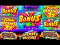 MULTIPLIERS HIT BIG! Old School Triple 777 Red Hot Spitfire Bonuses