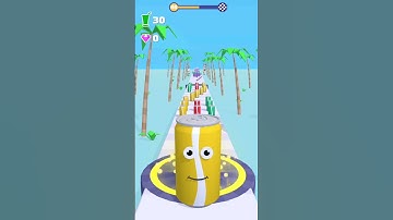 Juice Run - Level 46 Gameplay Walkthrough (iOS, Android) #shorts #subscribe