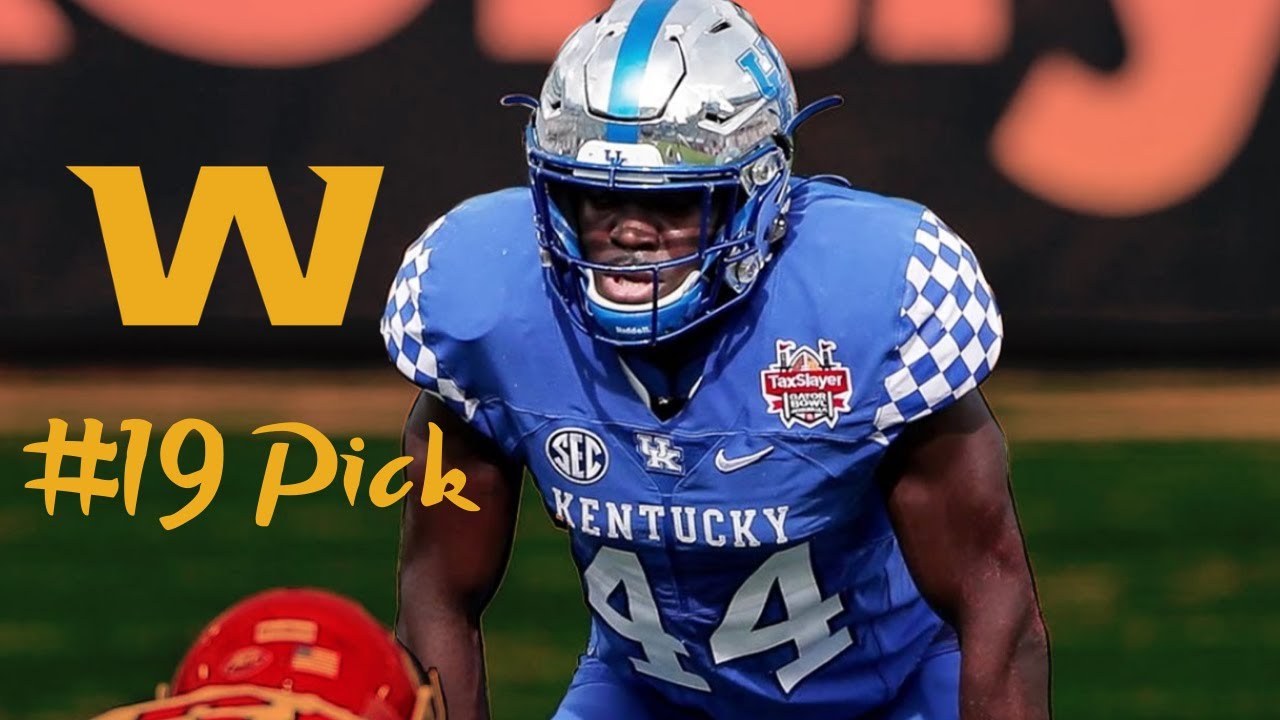 Jamin Davis Highlights Freak Athlete "Welcome to WFT" 2021 NFL Draft