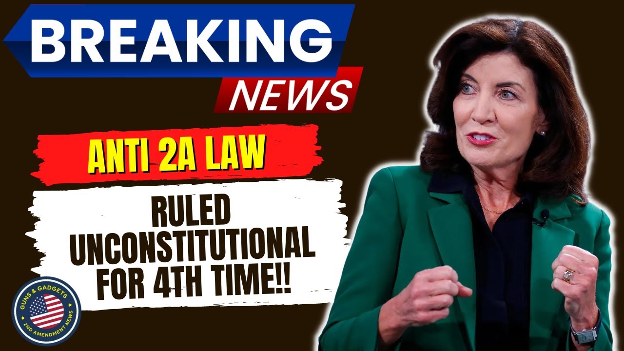 BREAKING NEWS NY Anti2A Law Ruled UNCONSTITUTIONAL For 4th Time!! YouTube