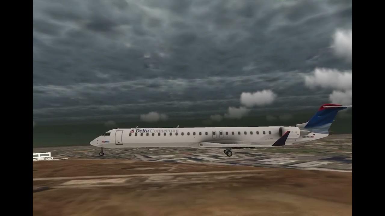 Landing Bombardiar crj900 in RFS YouTube