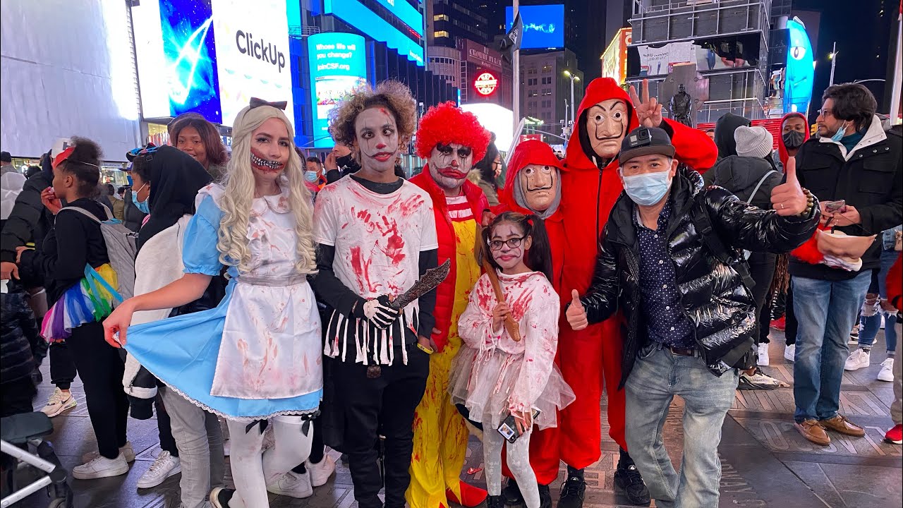 Halloween 🎃 Times Square NYC 10/31 直播 纽约时代广场万圣节🎃快乐 Live Happy Halloween