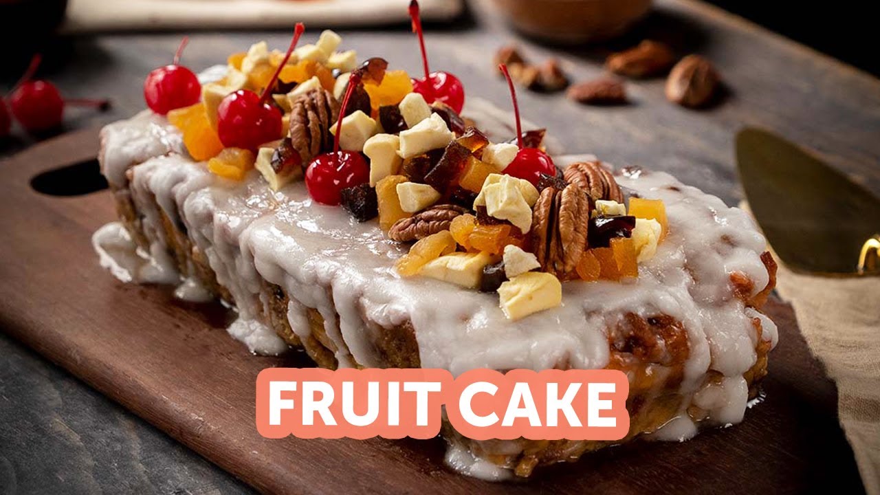 Fruit cake navideño, ¡casero! | Recetas Kiwilimón - YouTube