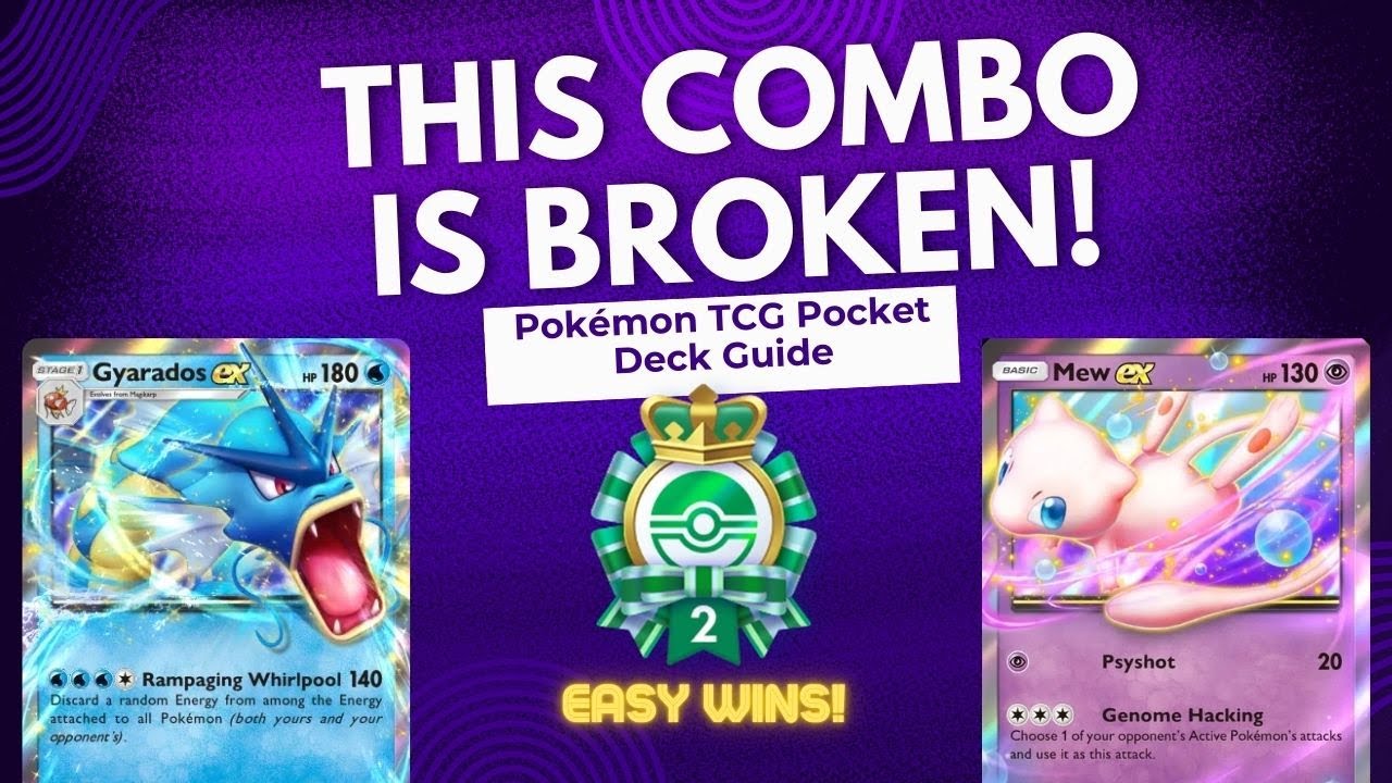 Gyarados EX is the META - Pokémon TCG Pocket Deck Guide - YouTube