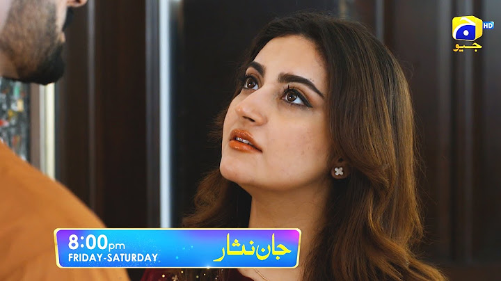 Jaan Nisar Episode 54 Promo | Friday at 8:00 PM only on Har Pal Geo