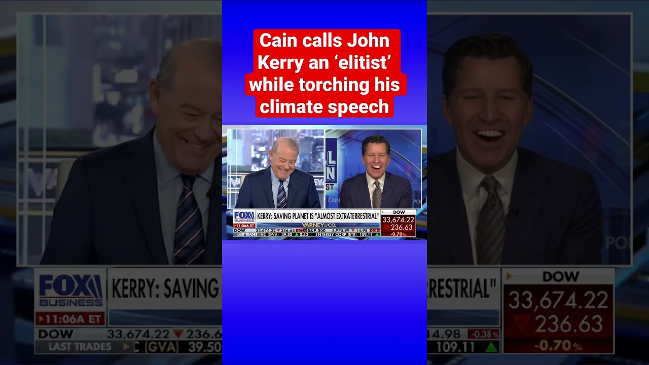 What is John Kerry talking about? Climate czar mocked for bizarre speech at Davos #shorts