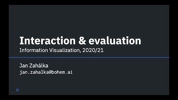 UvA InfoVis 2020/21: Lecture 4 – Interaction & evaluation