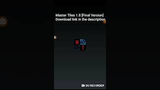 Master Tiles 1.8 - Final Version (Download link in the description)