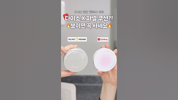 파넬 쿠션이 왜 다이소에..? 써보고 충격 받았어요..🔥