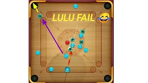 Carrom pool Lulu shot 😱 Fairless shot 🔥 Lulu box fail 😆 #short #carrom #shorts#miniclip #hard