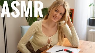 Girl In Class Teaches You How To Kiss 💕 ASMR