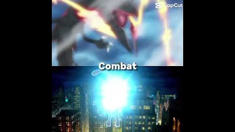 Rayquaza vs mewtwo #1v1 #anime #edit #pokemon