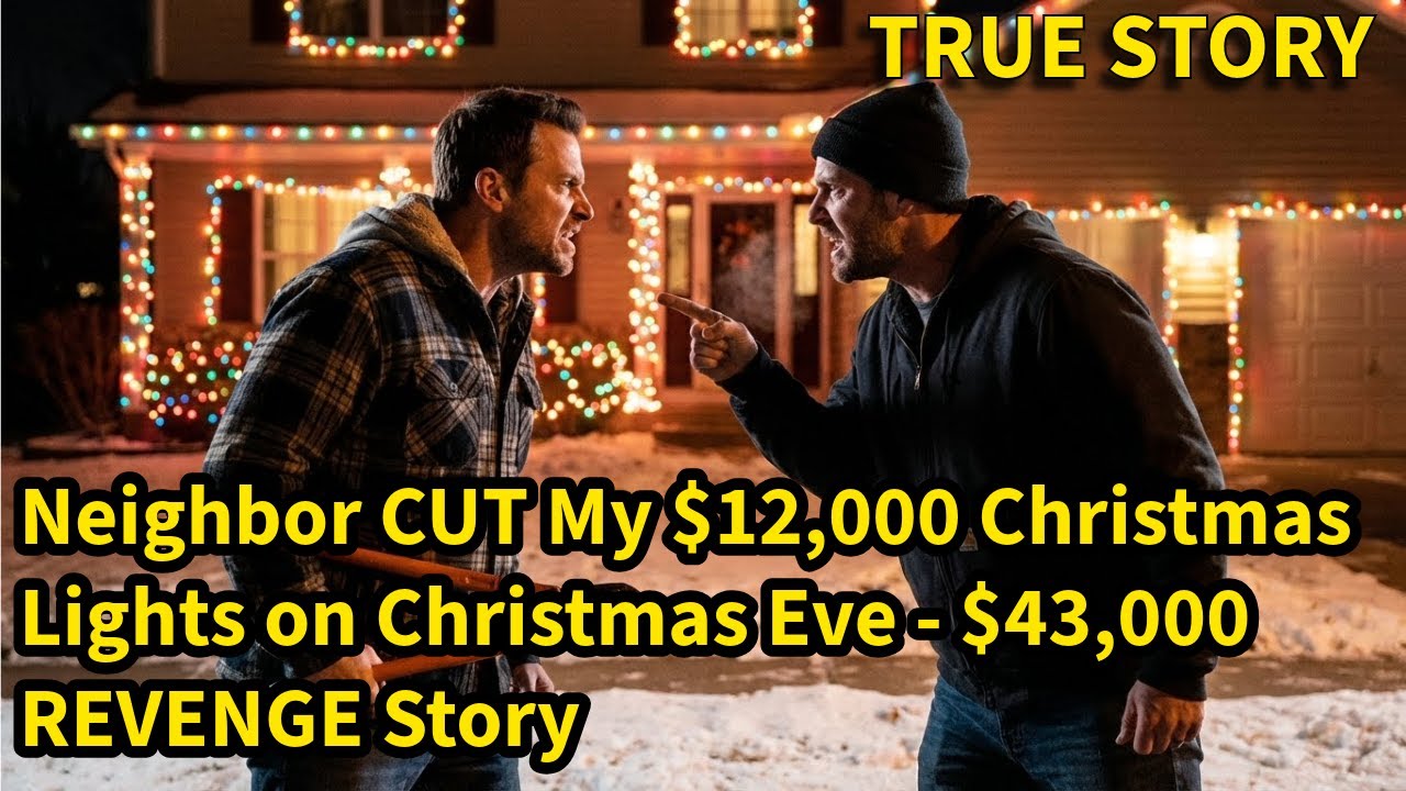 Соседская война из-за рождественских гирлянд: как одна инсталляция закончилась убытком в 84 000 д...