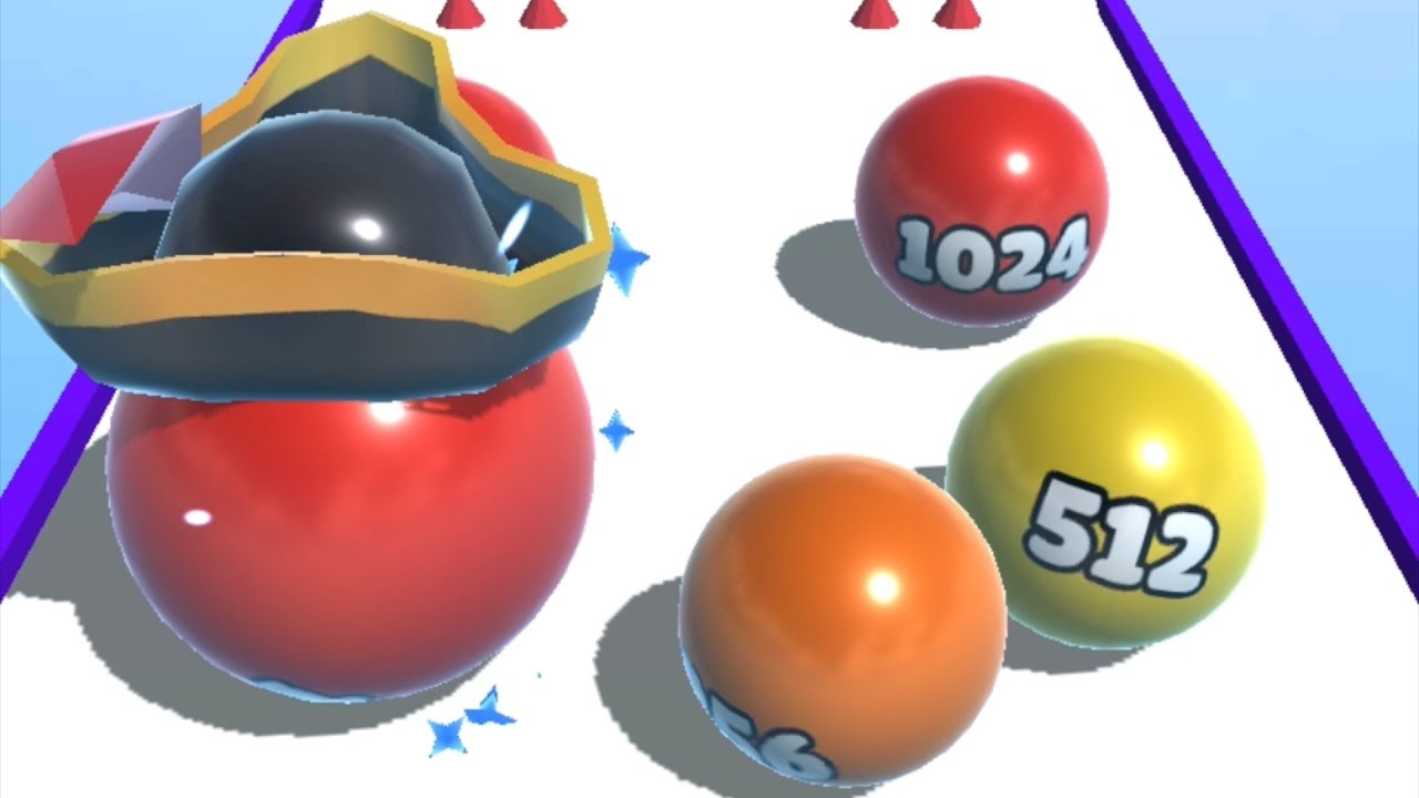 Ball Merge 2048 - New Ball Run Gameplay - Levels 50-51 (with Voice Over)