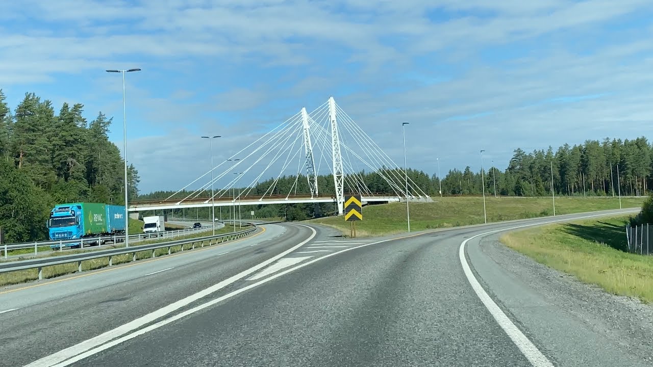 Oslo - Trondheim. Biltur fra Oslo til Stor-Elvdal. SCENIC DRIVE in Norway.