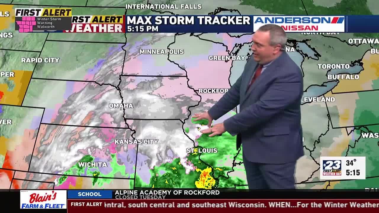 First Alert Weather: Winter Storm warnings, snow starts Monday night ...