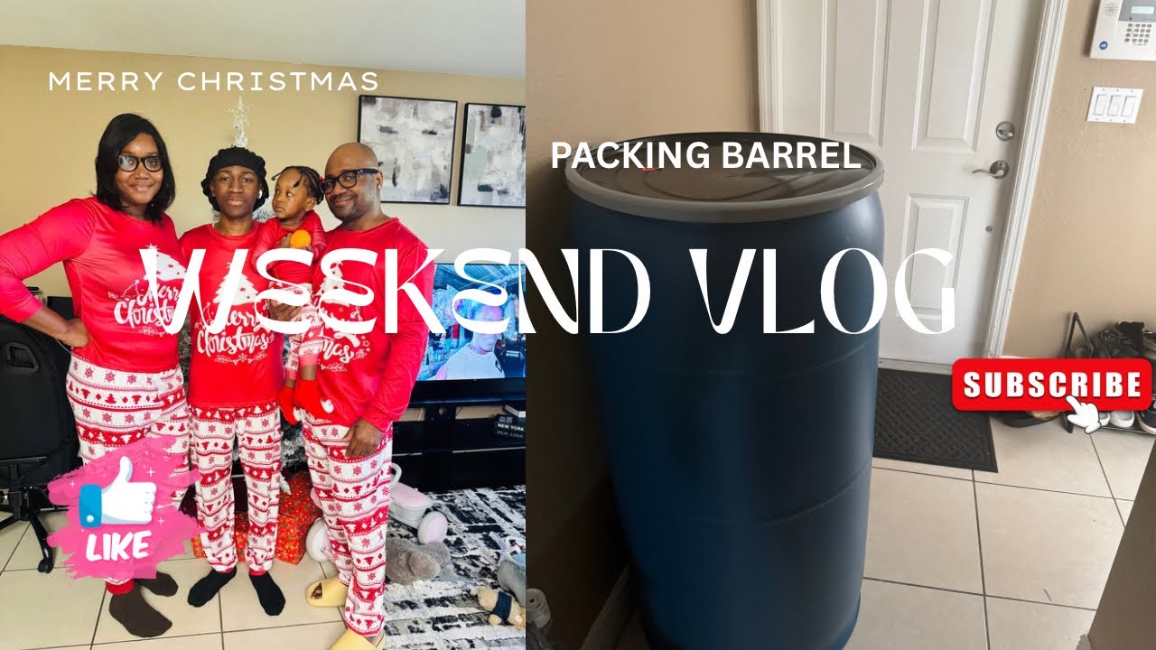 Packing My FIRST Barrel for Jamaica! 🇯🇲 + Cooking Jamaican Christmas Dinner