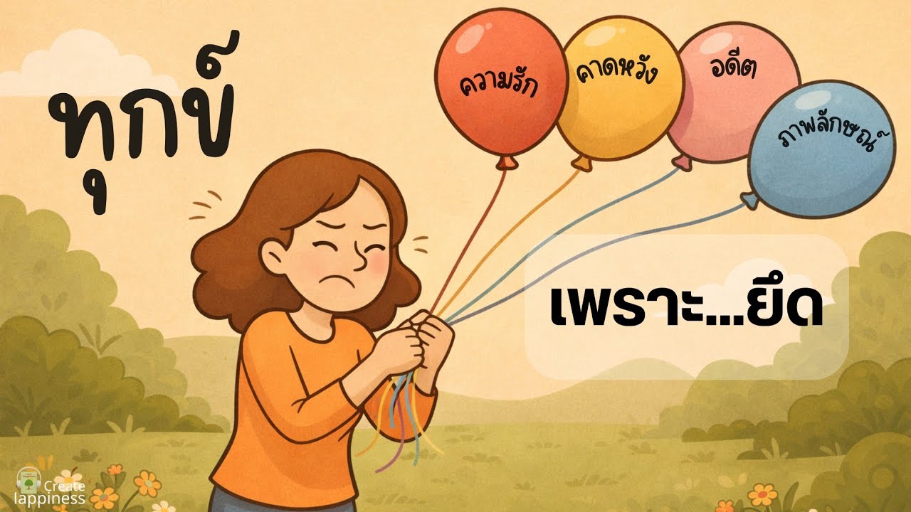 ทุกข์เพราะยึด | ปล่อยได้เมื่อไร ใจเบาเมื่อนั้น