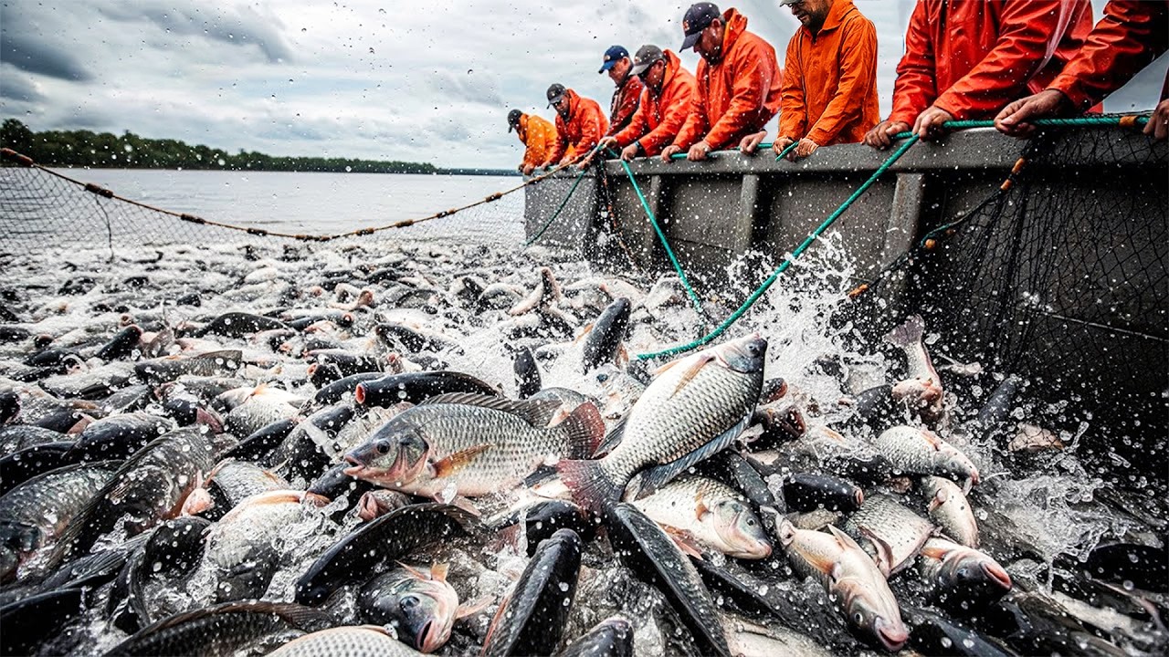 Élever 1,2 Million De Tilapias Pour Gagner Des Millions — Usine Géante De Transformation